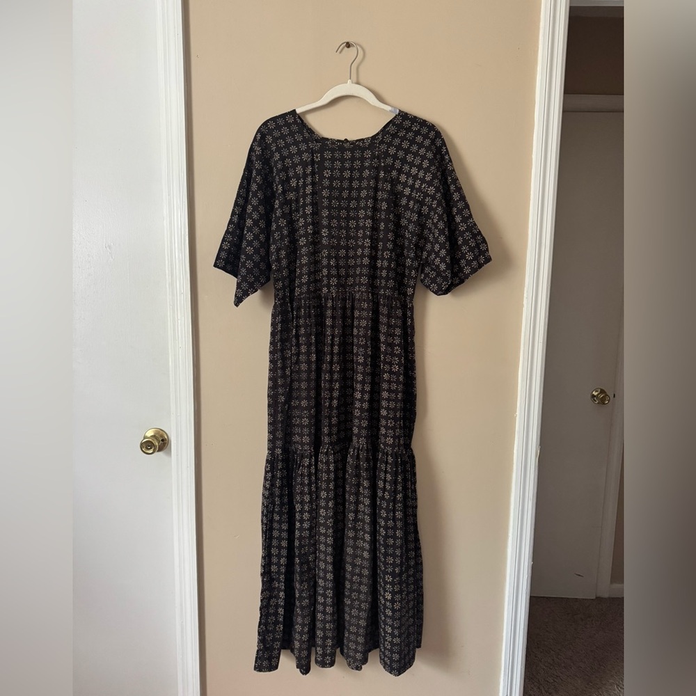 Christy Dawn Black Floral Maxi Dress theo